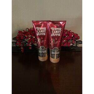 2 Bath & Body Works Christmas Winter Candy Apple Body Wash